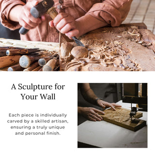 3D Abstract Blocks Wall Art | Neutral Wood Blocks | Serene Home Accent