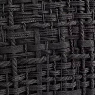 3D Modern Woven Texture Black Wall Art | Dimensional Black Wall Decor | Contemporary