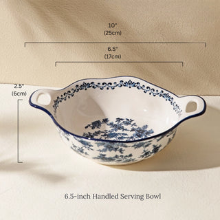 Chinoiserie Porcelain Dinnerware | Classic Blue & White Floral Pattern | Elegant & Timeless Table Setting