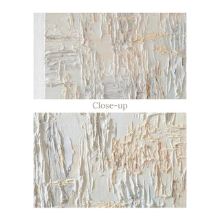 Hand-Painted Neutral Tones Impasto Style Painting | Abstract Canvas Handcrafted Painting for Minimalist Spaces