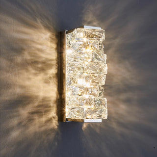 Luxury Irregular Crystal Wall Sconce | LED Bedroom Hallway Lighting