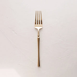 Luxury Gold Finish Cutlery Set | Modern Stainless Steel Flatware for Elegant Dining