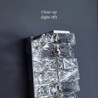Luxury Irregular Crystal Wall Sconce | LED Bedroom Hallway Lighting