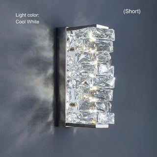 Luxury Irregular Crystal Wall Sconce | LED Bedroom Hallway Lighting