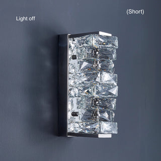 Luxury Irregular Crystal Wall Sconce | LED Bedroom Hallway Lighting