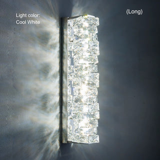 Luxury Irregular Crystal Wall Sconce | LED Bedroom Hallway Lighting