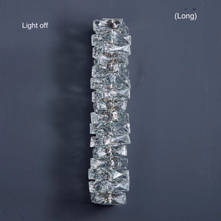 Luxury Irregular Crystal Wall Sconce | LED Bedroom Hallway Lighting