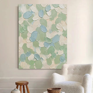 Sculptural Brushstroke Wall Art | 3D Impasto Effect | Neutral Beige & Cream Painting